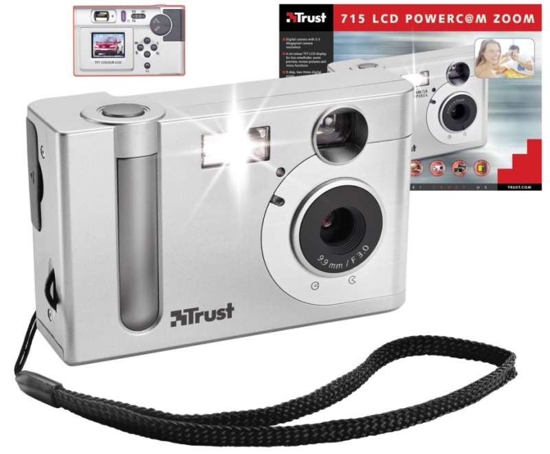 TRUST ZDIGITAL CAMERA TRUST 715 LCD POWERC@M Z.